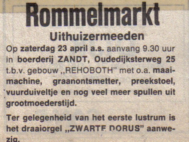 1983 advertentiekopie